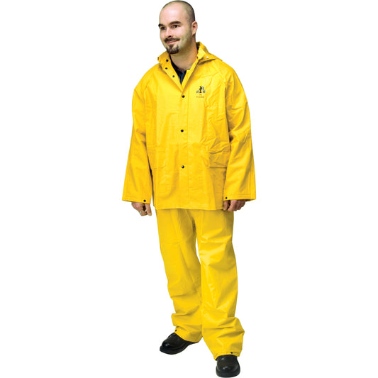 Zenith Safety Products RZ500 Flame Resistant Rain Suit, X-Large, Yellow