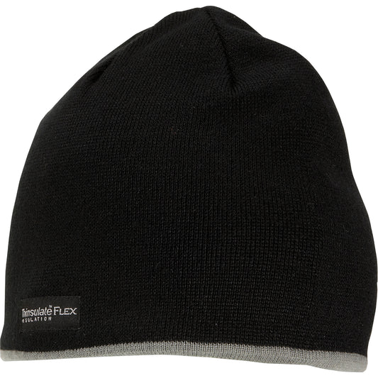 Ergodyne Tuque, Fleece Lining, One Size, Black