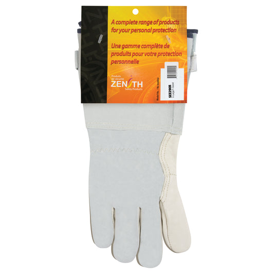 Zenith Safety Products Standard-Duty Snug Wrist Work Gloves, X-Large, Grain Cowhide Palm
