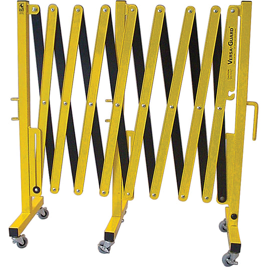 Versa-Guard Gates, 39" H x 15' L, Black/Yellow