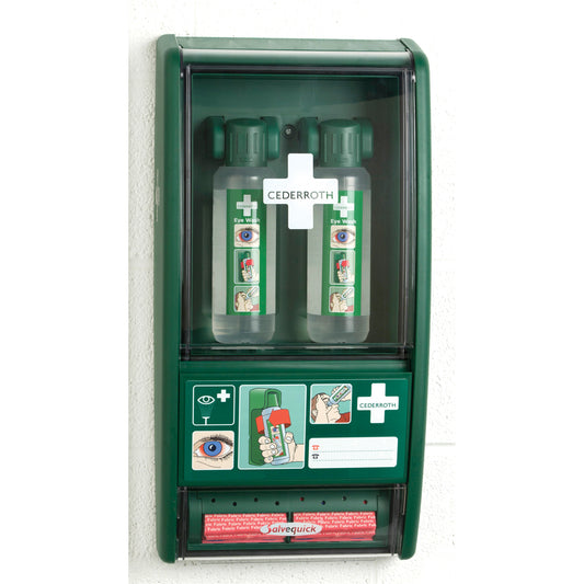 Safecross Cederroth Eye Wash/Salvequick® First Aid Kit, Class 1 Medical Device, Station