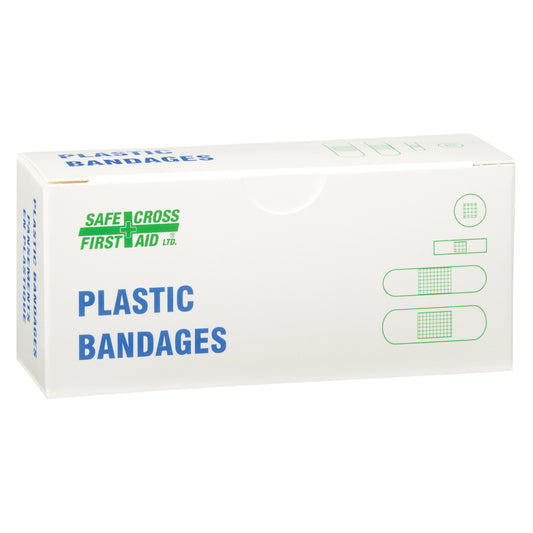 Safecross Bandages, Assorted, Plastic, Sterile