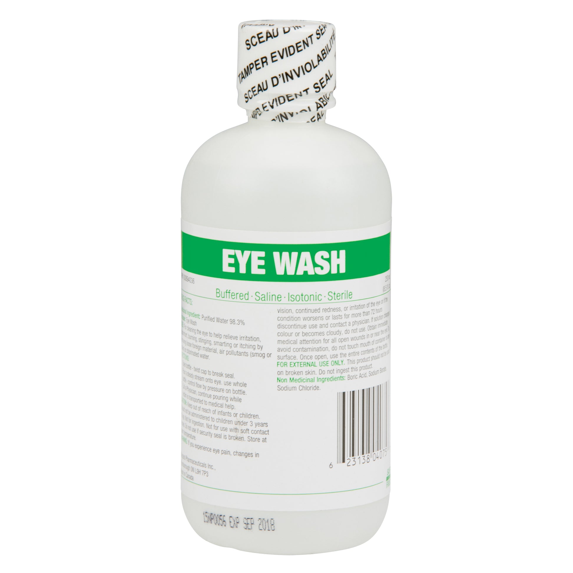  Eyewash, Full Bottle, 250 ml