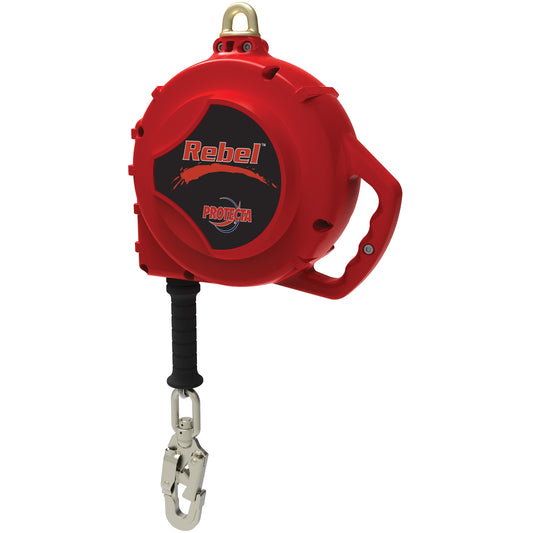 3M Protecta Fall Protection Rebel™ Self Retracting Lifeline, 33', Galvanized Steel, Swivel