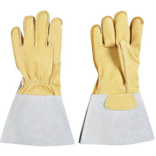 Natpro Welding Gloves, Grain Cowhide, Size Small