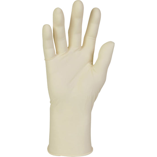Kimberly-Clark Kim-Tech™ PFE Exam Gloves, Large, Latex, 6.3-mil, Powder-Free, Natural, Class 2
