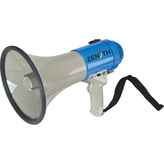 Zenith Safety Products Megaphone, 25-w Peak Power, 1 miles Range
