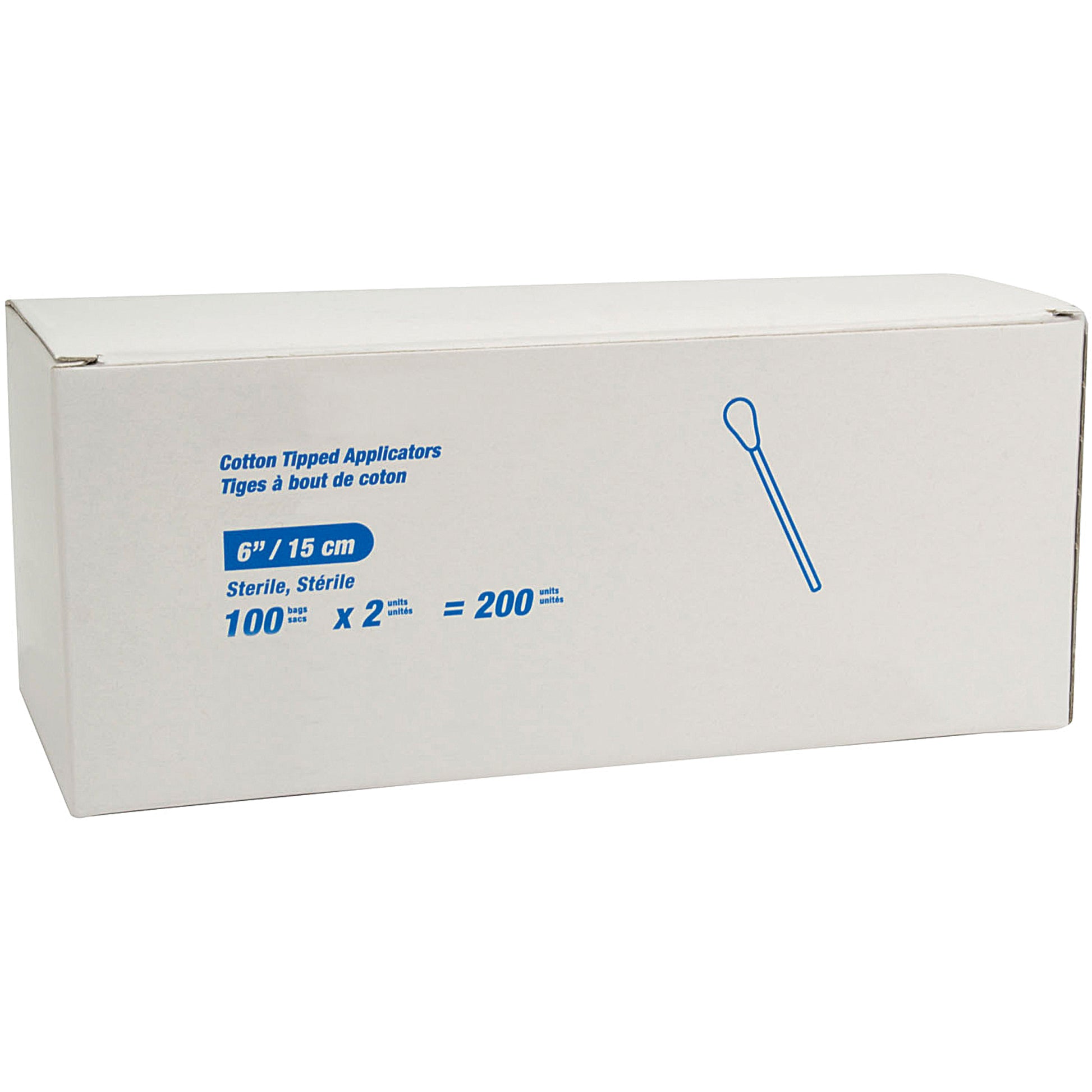 Safecross 6" Cotton Tipped Applicators