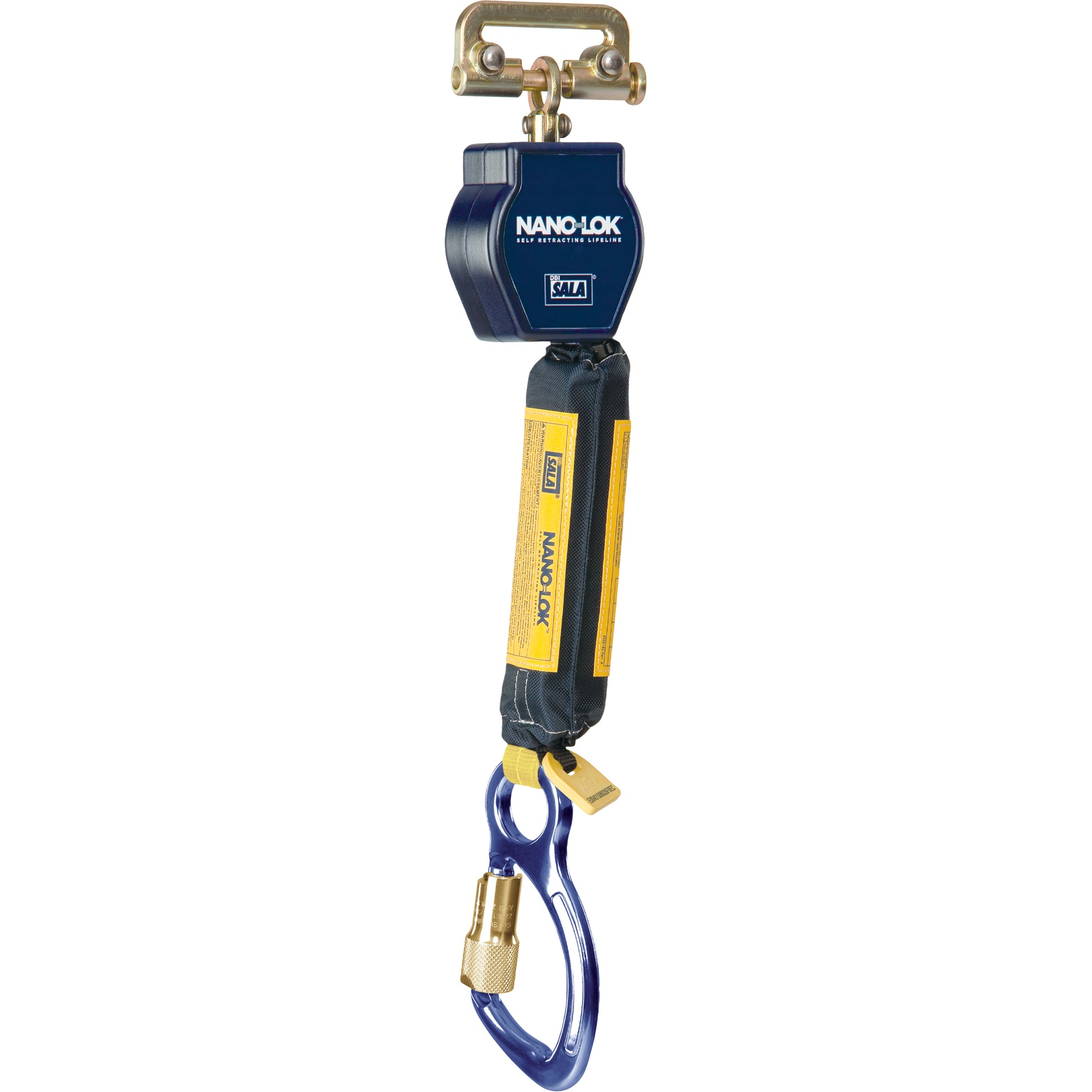 3M DBI Sala Fall Protection Nano-Lok™ Self-Retracting Lifelines, 6', Web, Swivel