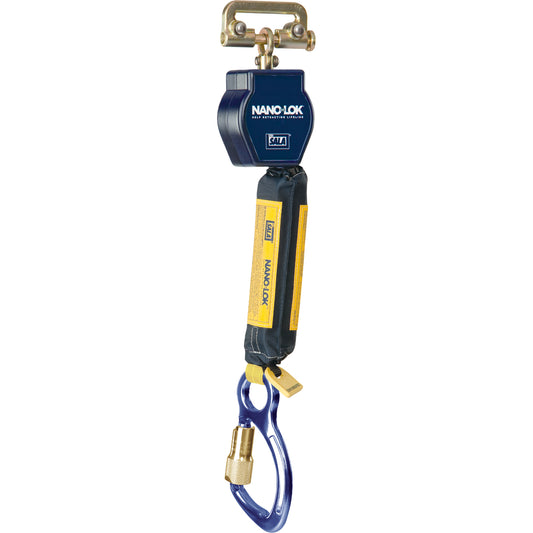 3M DBI Sala Fall Protection Nano-Lok™ Self-Retracting Lifelines, 6', Web, Swivel