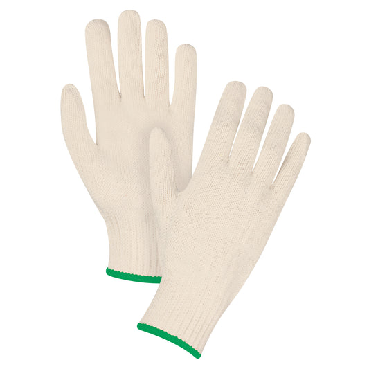 Zenith Safety Products Standard-Duty String Knit Gloves, Poly/Cotton, 7 Gauge, Medium