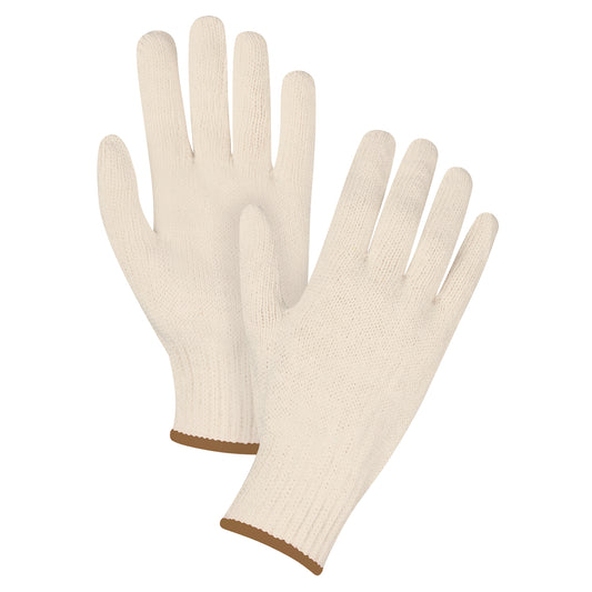 Zenith Safety Products Standard-Duty String Knit Gloves, Poly/Cotton, 7 Gauge, Large