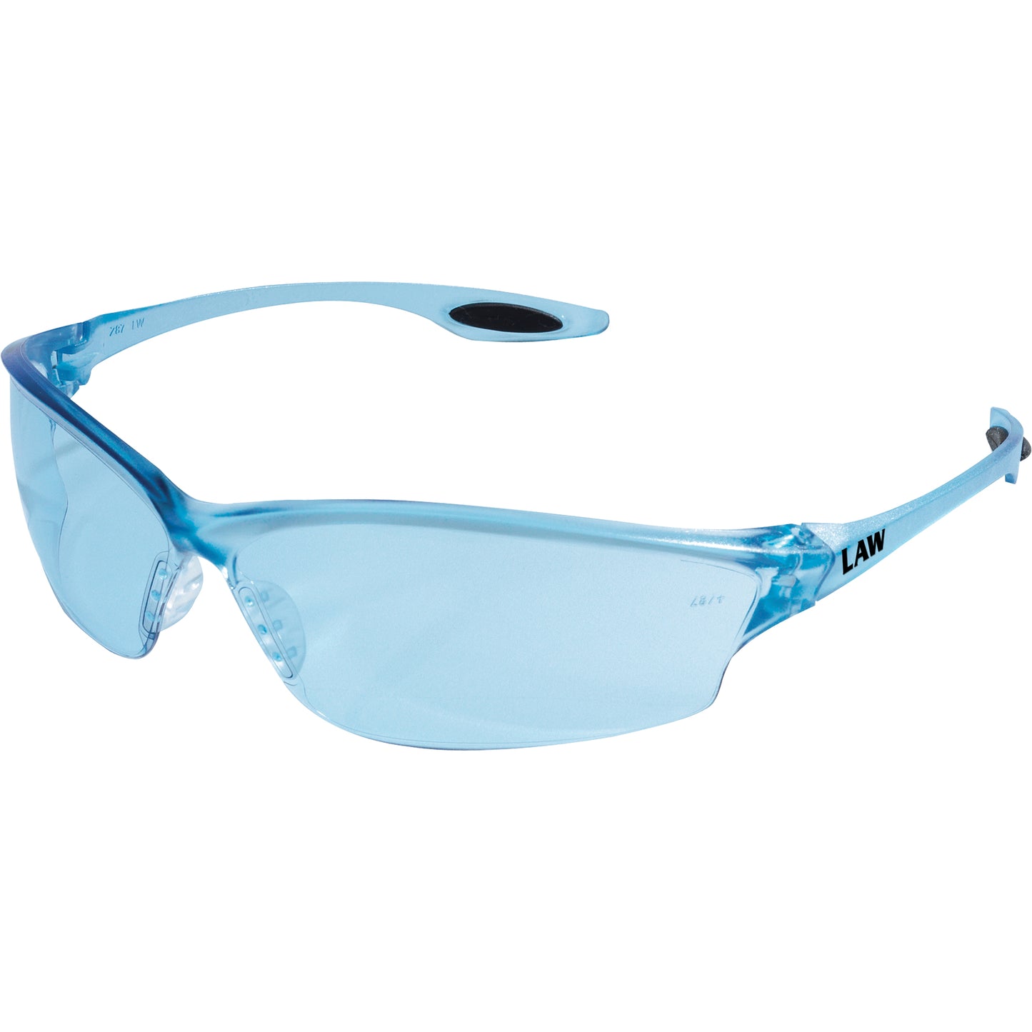 Crews Law® 2 Safety Glasses, Blue Lens, Anti-Scratch, ANSI Z87+