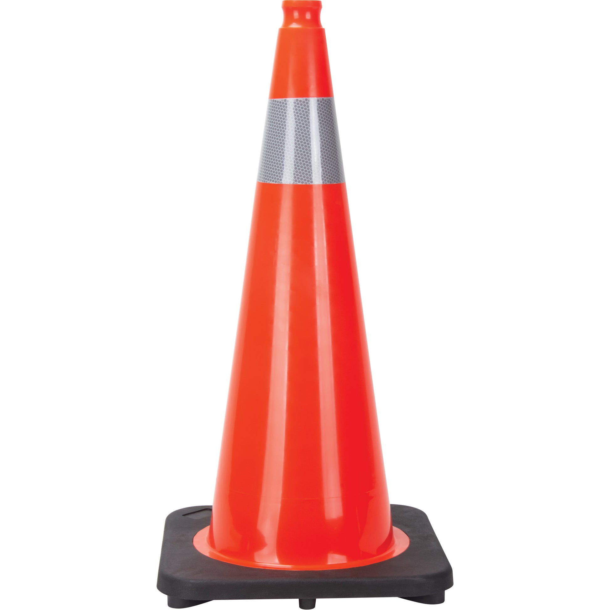 Zenith Safety Products Traffic Cone, 28", Orange, 4" Reflective Collar(s)