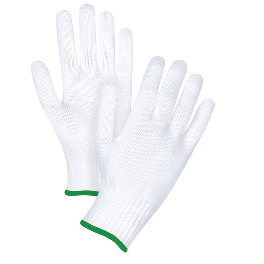 Zenith Safety Products Seamless String Knit Gloves, Polyester, 10 Gauge, Medium