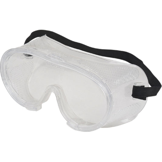 Zenith Safety Products Z300 Safety Goggles, Clear Lens, Anti-Scratch, Direct Vent