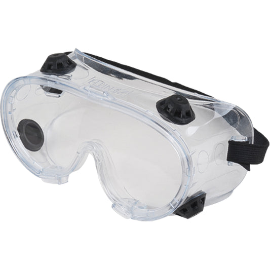 Zenith Safety Products Z300 Safety Goggles, Clear Lens, Anti-Scratch, Indirect Vent