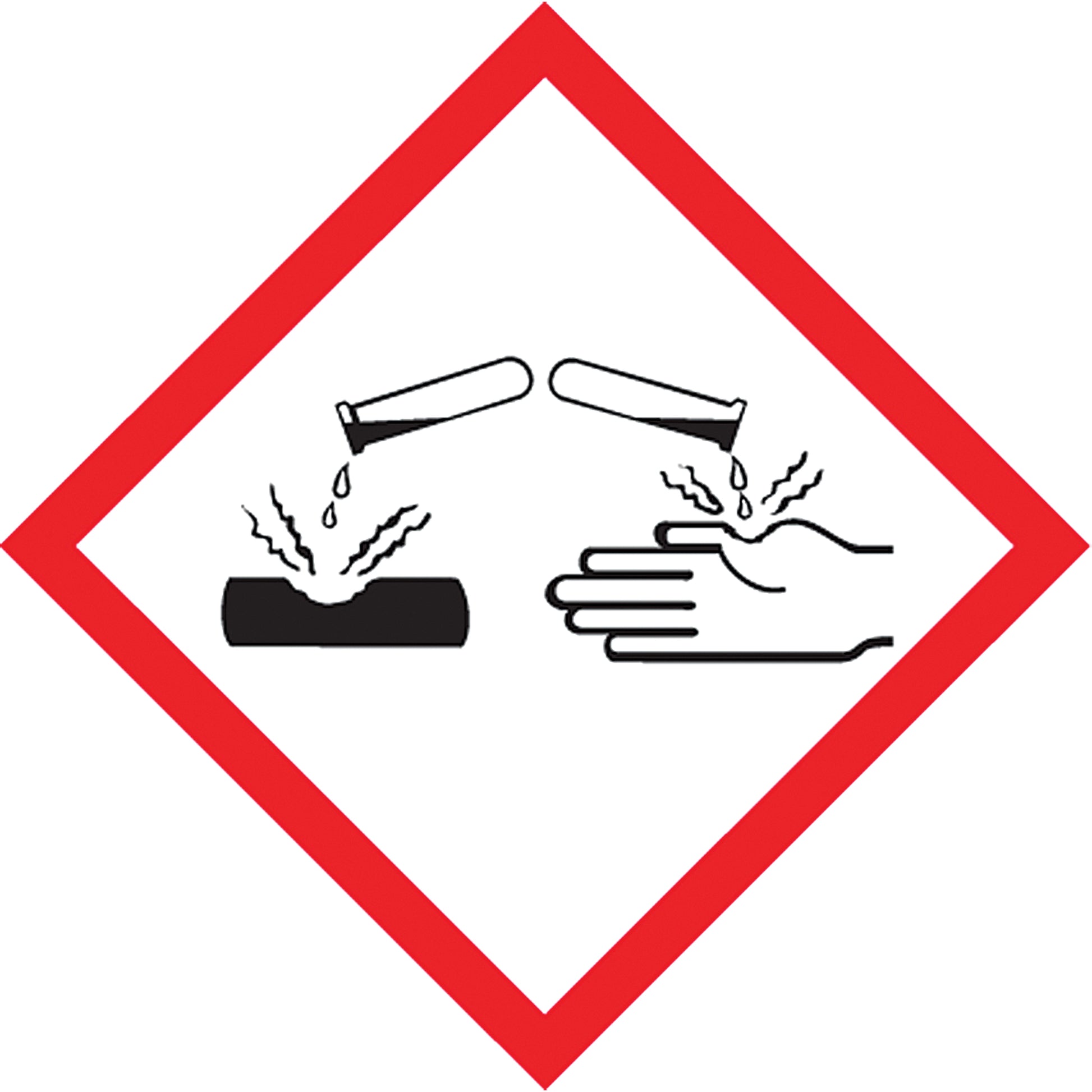 Accuform Signs GHS Pictogram Labels, Vinyl, Roll, 1" L x 1" W