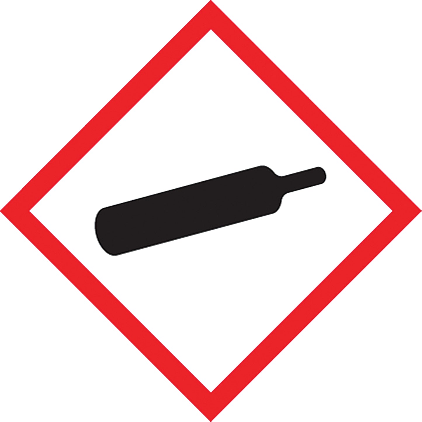 Accuform Signs GHS Pictogram Labels, Paper, Roll, 1" L x 1" W