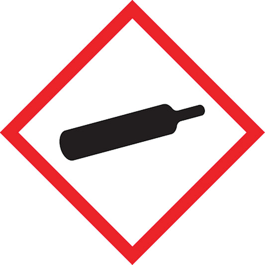Accuform Signs GHS Pictogram Labels, Paper, Roll, 1" L x 1" W