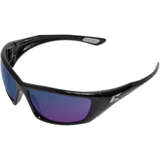 Edge Safety Eyewear Robson Safety Glasses, Blue/Mirror Lens, Polarized, MCEPS GL-PD 10-12