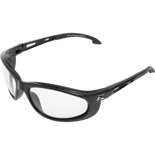 Edge Safety Eyewear Dakura Safety Glasses, Clear Lens, MCEPS GL-PD 10-12/Meets/Exceeds CSA Z94.3