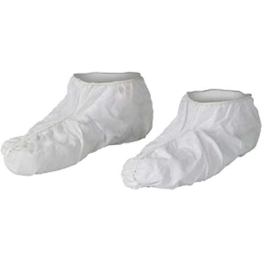 Ansell KleenGuard™ A40 Shoe Covers, Medium, Vinyl, White