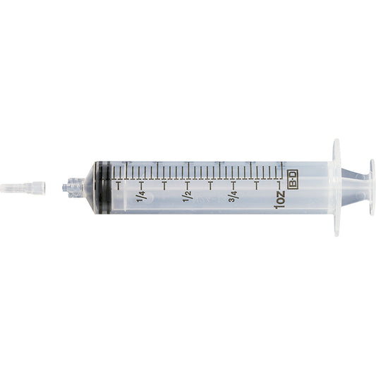  BD Luer-Lok Tip Syringe Without Needle, 30 CC