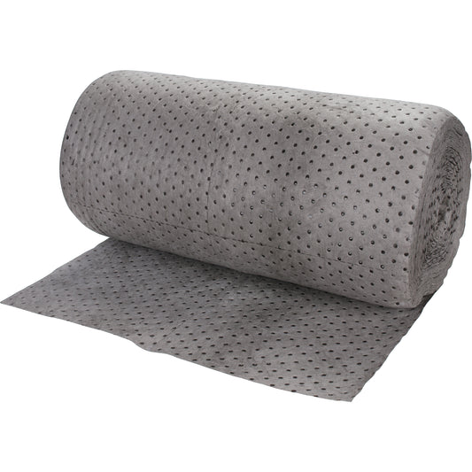 Zenith Safety Products Bonded Sorbent Rolls, Heavyweight, 150' L x 30" W, 50 gal. Absorbancy