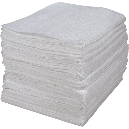 Zenith Safety Products Bonded Sorbent Pad, Oil Only, 15" x 17", 30 gal. Absorbancy