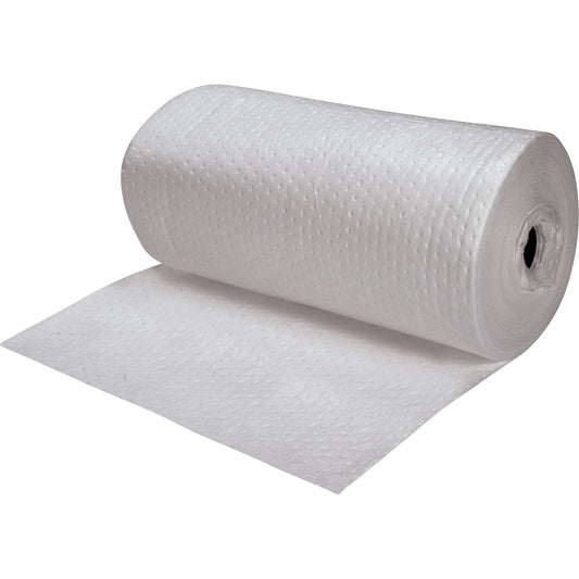 Zenith Safety Products Fine Fibre Sorbent Pads, Heavyweight, 150' L x 30" W, 50 gal. Absorbancy