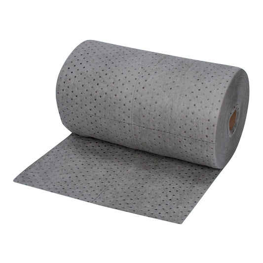 Zenith Safety Products Laminated (SMS) Sorbent Rolls, Mediumweight, 150' L x 15" W, 20 gal. Absorbancy
