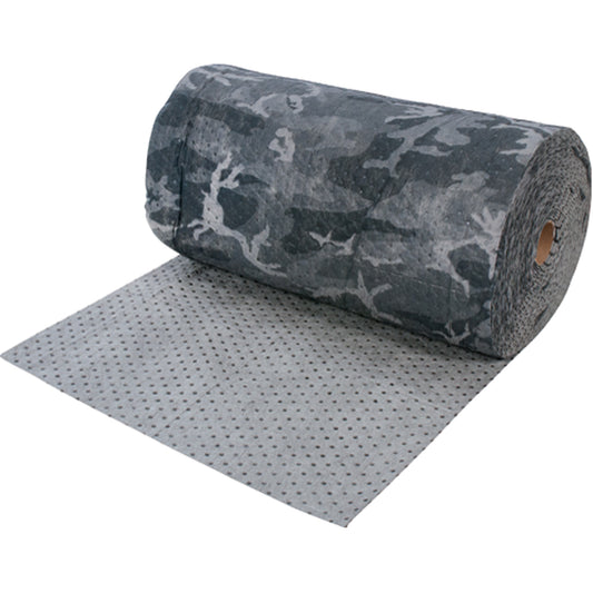 Zenith Safety Products Camouflage Sorbents, Heavyweight, 150' L x 30" W, 50 gal. Absorbancy