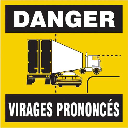 Accuform Signs French Traffic Sign, Aluminum, 18" W x 18" H