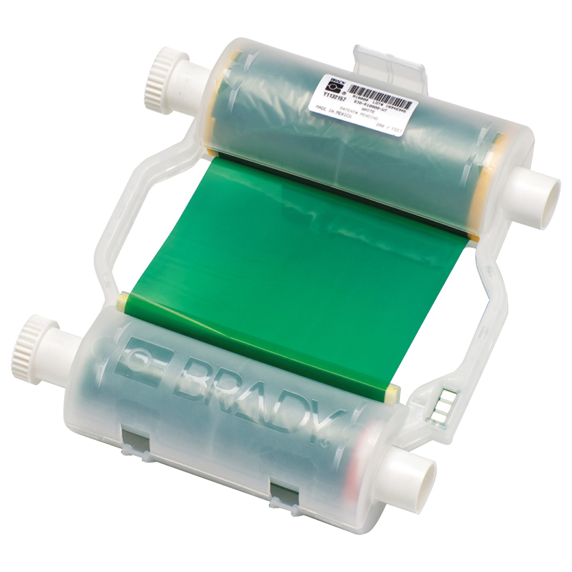Brady B30 Series R10000 Printer Ribbon, 4.33" x 200', Green
