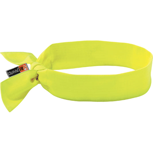 Ergodyne Chill-Its® 6700FR Cooling Bandanas, High Visibilty Lime-Yellow