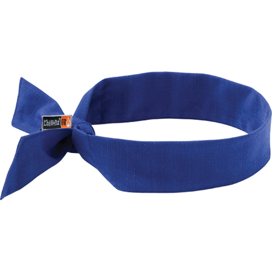Ergodyne Chill-Its® 6700FR Cooling Bandanas, Blue