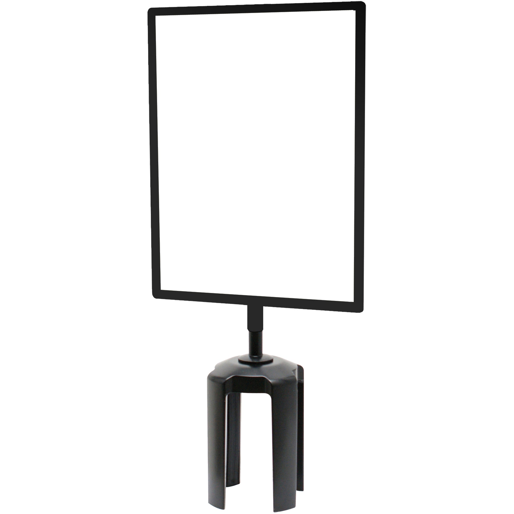 Tensator Tensabarrier® Sign Frame with Adapter, Black