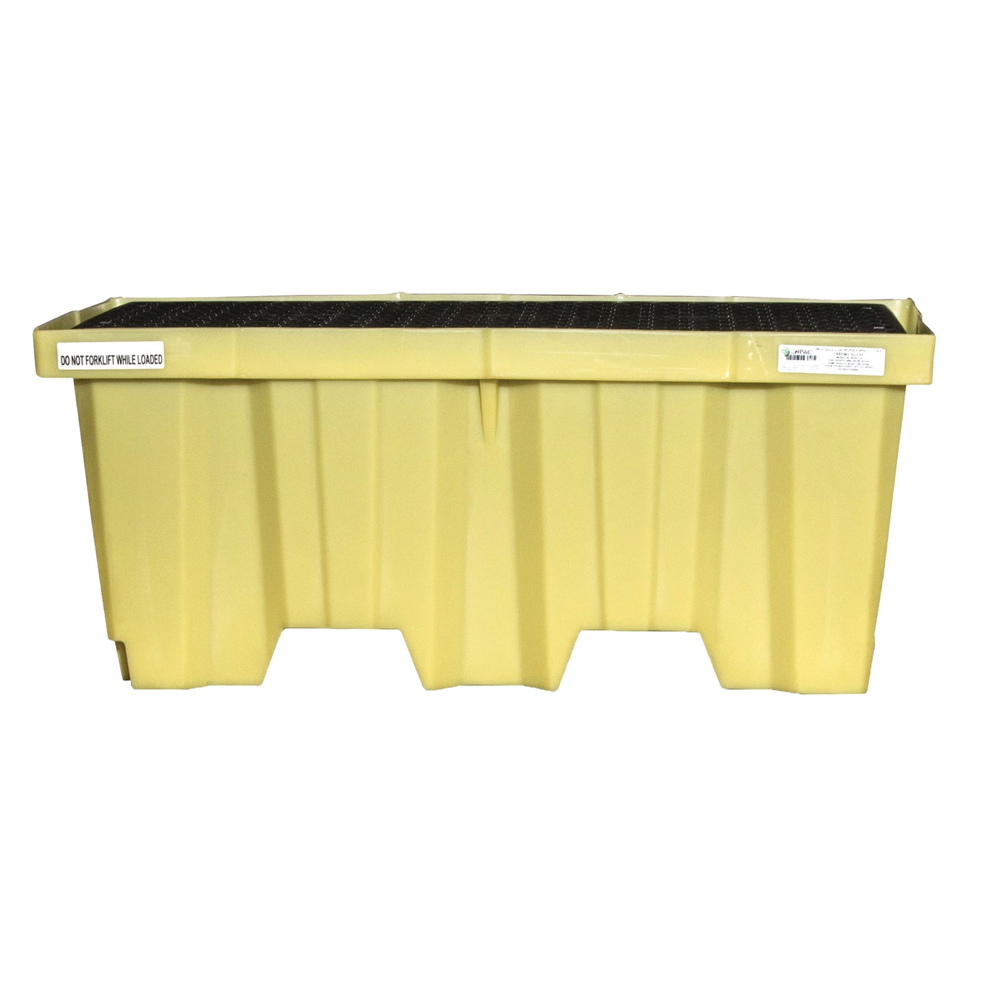 Enpac Nestable 2-Drum Poly-Spillpallet™ Without Drain, 66 US gal. Spill Capacity, 51" x 26" x 21"