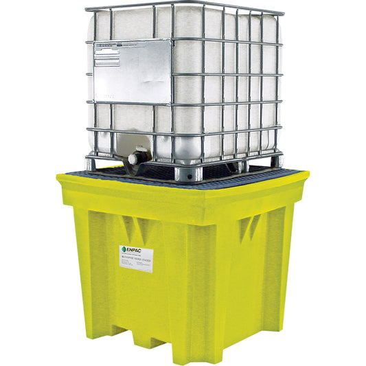 Enpac IBC Space-Saver™ Without Drain, 275 US gal. Spill Capacity, 57" x 57" x 48"