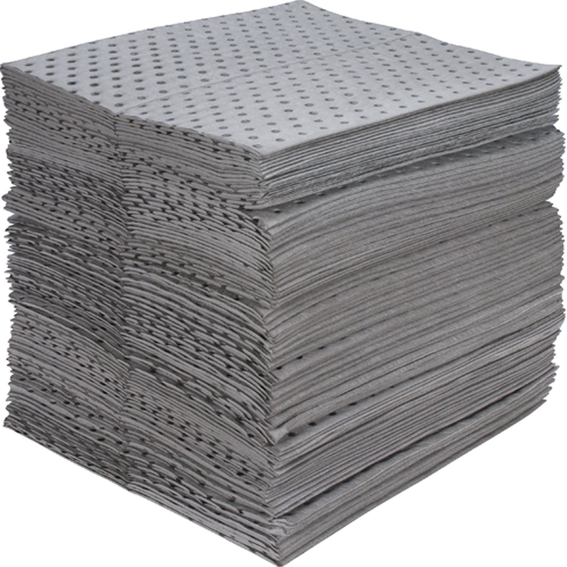 Zenith Safety Products Industrial-Grade Fine Fibre Sorbent Pads, Universal, 15" x 17", 40 gal. Absorbancy