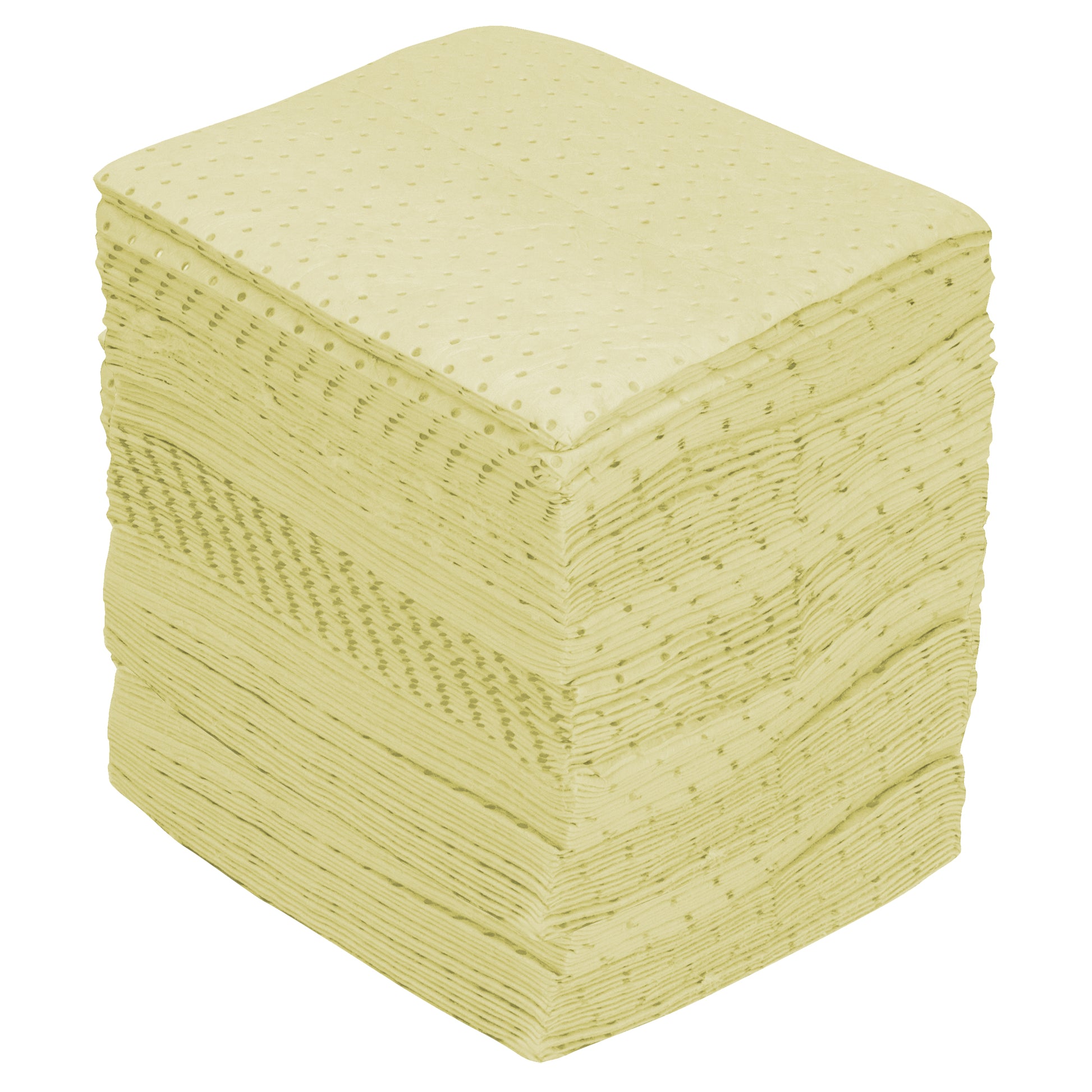 Zenith Safety Products Industrial-Grade Fine Fibre Sorbent Pads, Hazmat, 15" x 17", 40 gal. Absorbancy