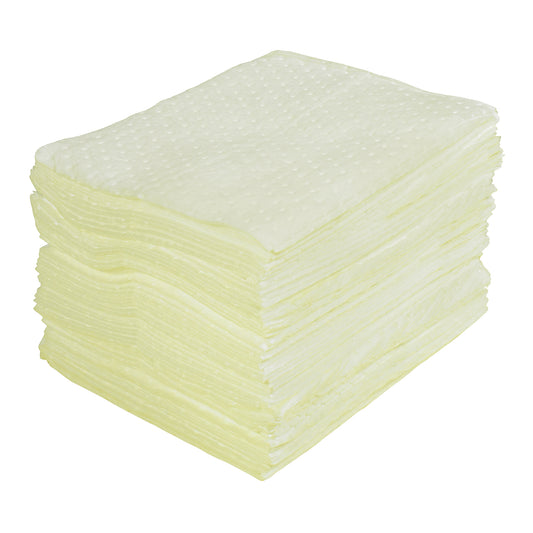 Zenith Safety Products Laminated (SMS) Sorbent Pads, Hazmat, 15" x 17", 30 gal. Absorbancy