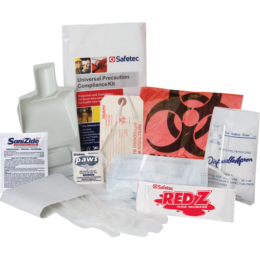 Zenith Safety Products Precaution Bloodborne Pathogen Spill Kit, Universal, Bag
