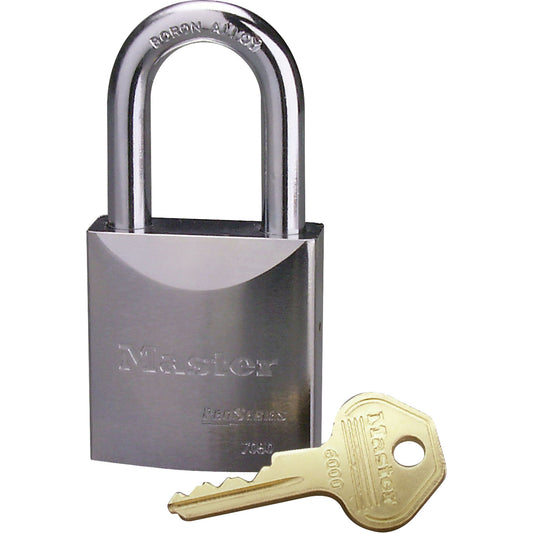 Master Lock Padlocks, Keyed Different, Hardened Steel, 2" Width