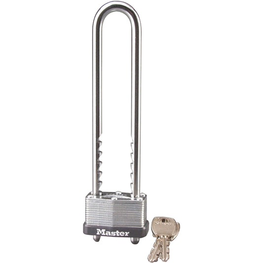 Master Lock Economy Warded Padlocks, Keyed Different, Laminated Steel, 1-3/4" Width