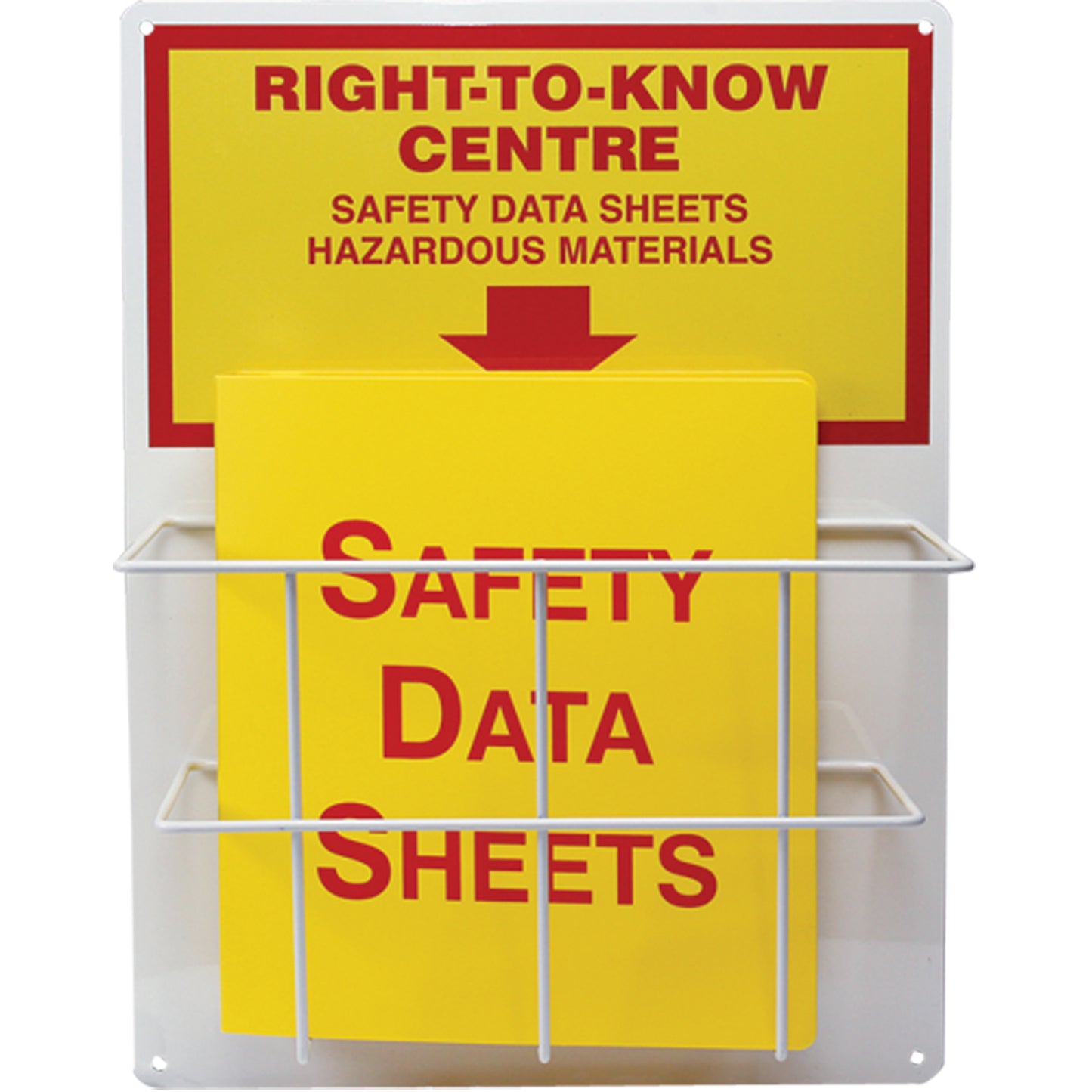 Accuform Signs Basket Style Centre Boards, English, Binders Included