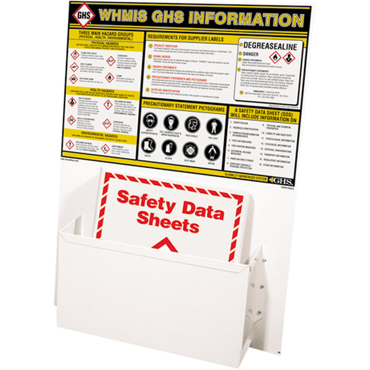 Incom Top Tape & Label GHS Information Stations, English, Binders Included