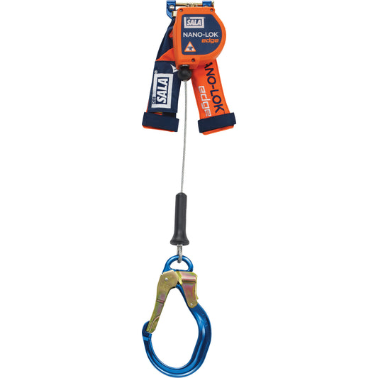 3M DBI Sala Fall Protection Nano-Lok™ Edge Self-Retracting Lifeline, 8', Galvanized Steel, Stationary