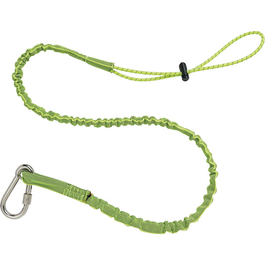 Ergodyne Tool Lanyard, Bungee, Carabiner/Loop